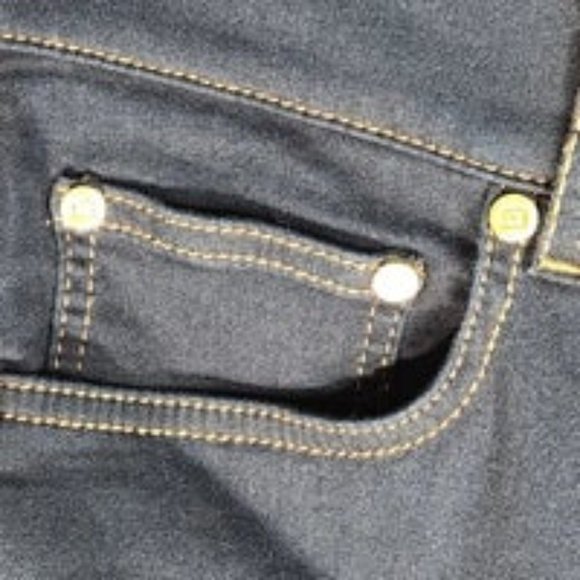 Escada Dark Blue Five Pocket Skinny Jeans Size 36 / US 6 - Picture 4 of 12